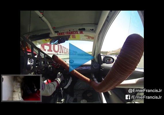 Onboard with Ernie Francis Jr. at Sonoma Raceway